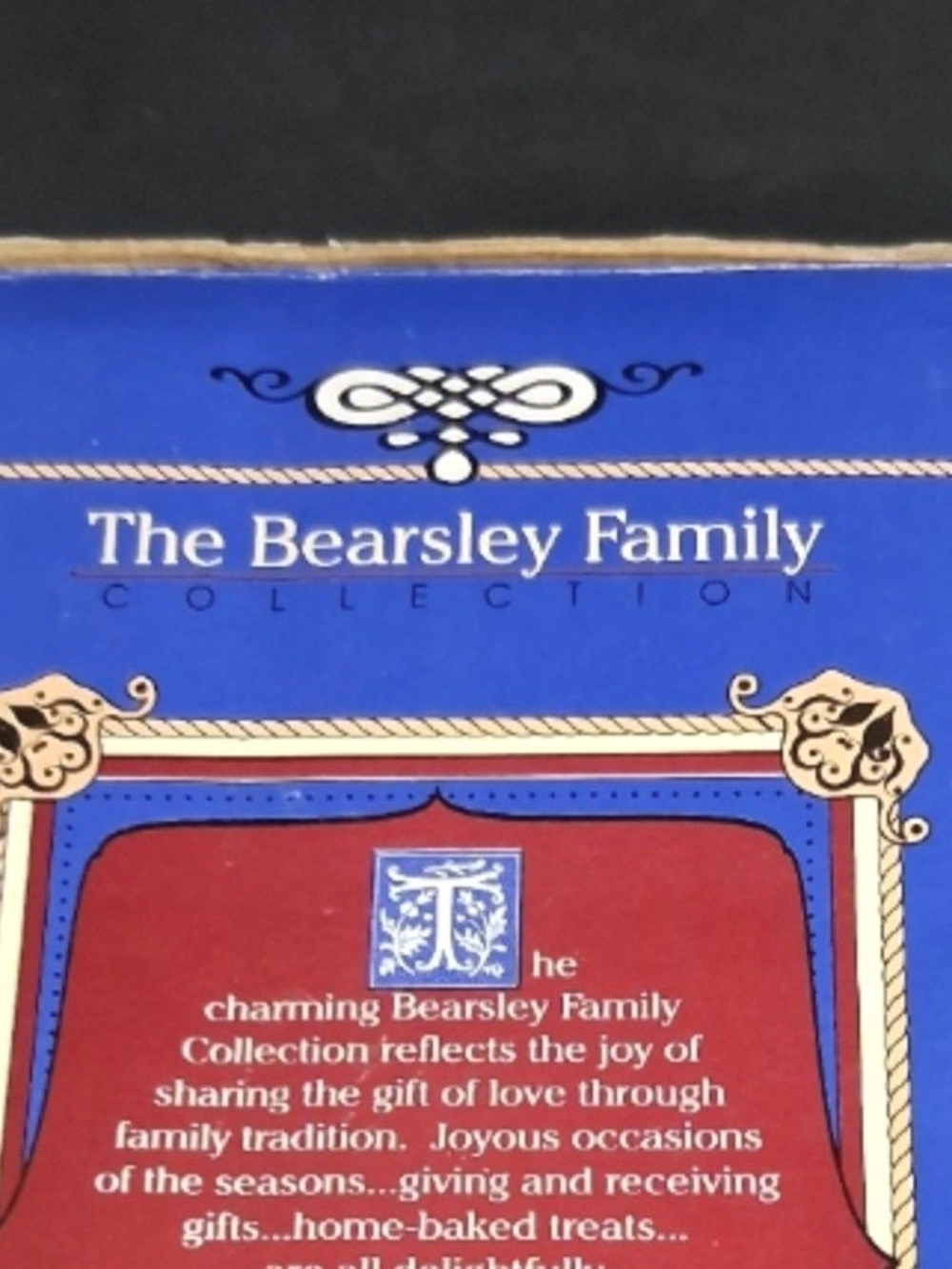 Vtg 1998 House of Lloyd Bearsley Family Two for Tea Bear Figurine Set Complete - Picture 4 of 11